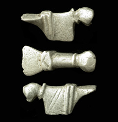 Enigmatic Danubian Celt Silver Duck ca. 1st Cent AD